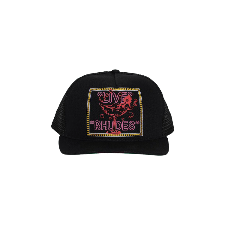 Rhude Live Rhudes Trucker Hat 'Black'