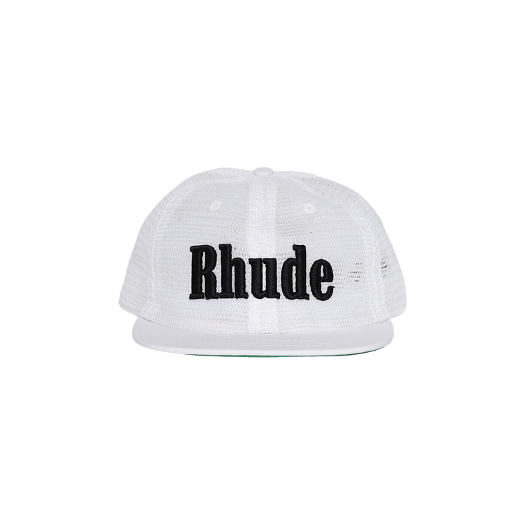 Rhude Logo Mesh Hat 'White'
