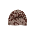 BAPE x Kazuki Kuraishi Pixelate Camo Beanie 'Beige'