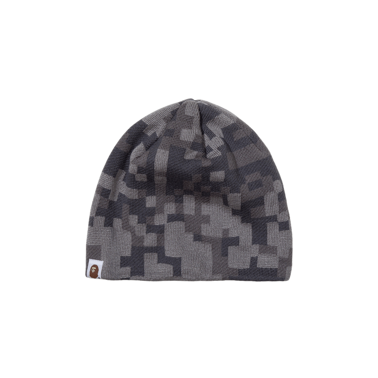 BAPE x Kazuki Kuraishi Pixelate Camo Beanie 'Charcoal'