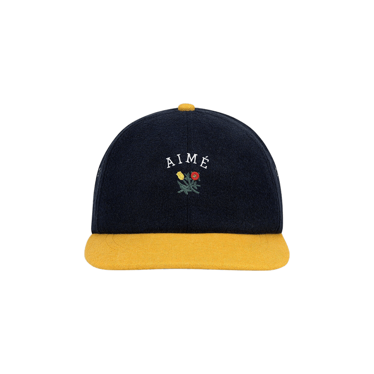 Aimé Leon Dore Wool Colorblock Crest Hat 'Navy Blazer'