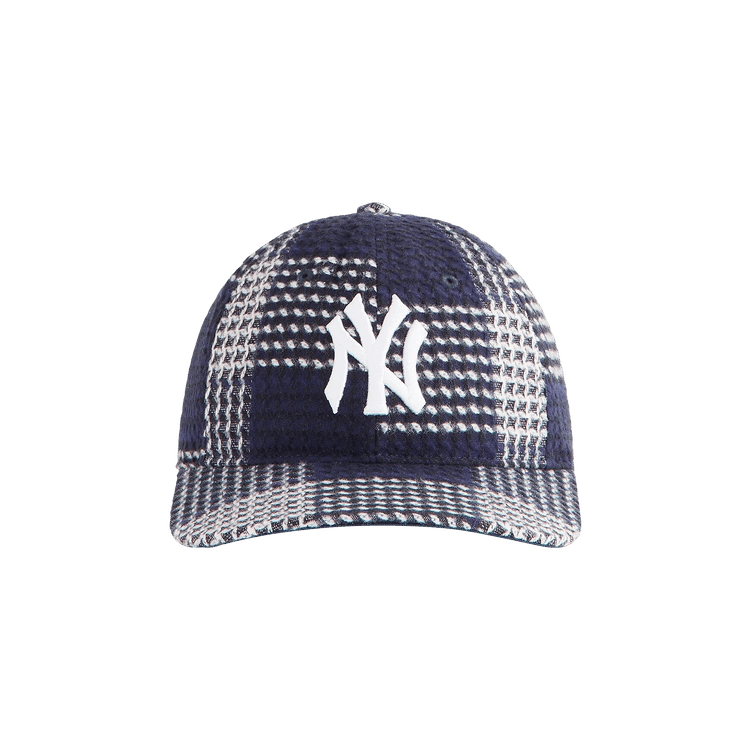 Kith & '47 For The New York Yankees Textured Plaid Franchise LS Cap 'Nocturnal'