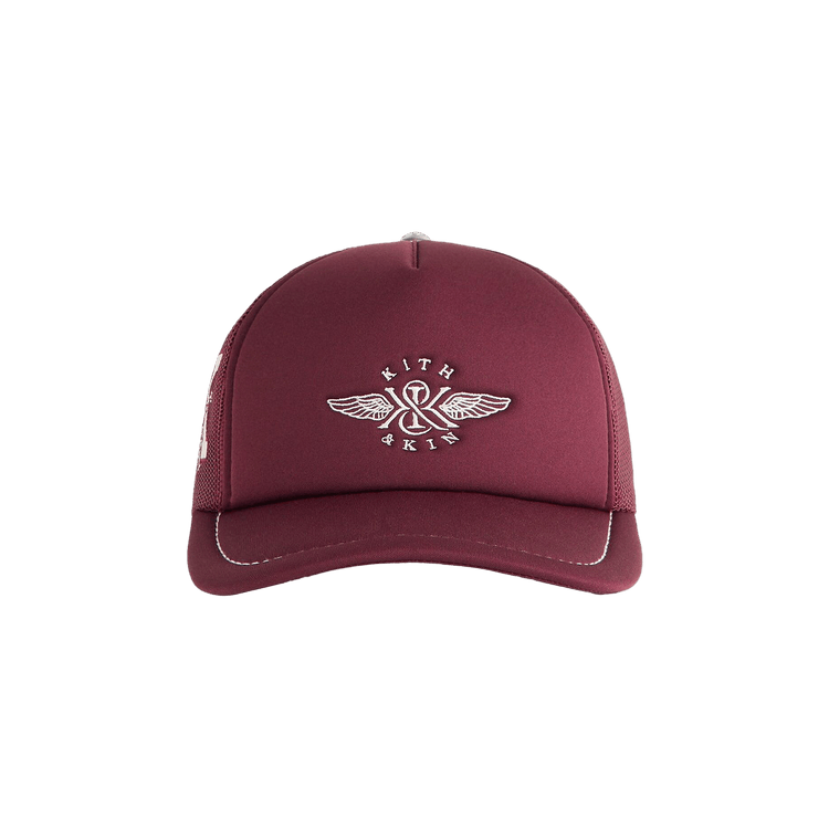 Kith Pick Stitch Poly Nolan Trucker Hat 'Magma'