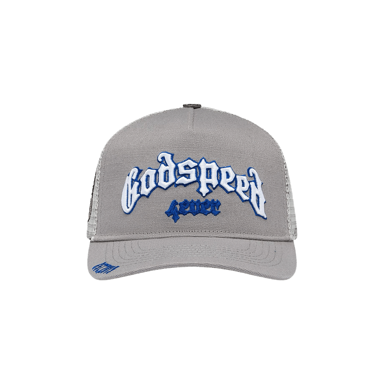 Godspeed Forever Trucker Hat 'Grey/Royal'