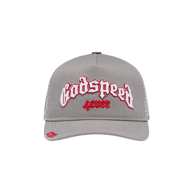 Godspeed Forever Trucker Hat 'Grey/Red'