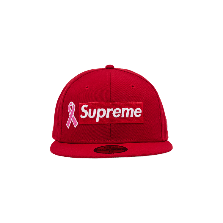 Supreme New Era Breast Cancer Awareness Box Logo 'Red'