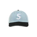 Supreme Pigment Coated 2-Tone S Logo 6-Panel 'Denim'