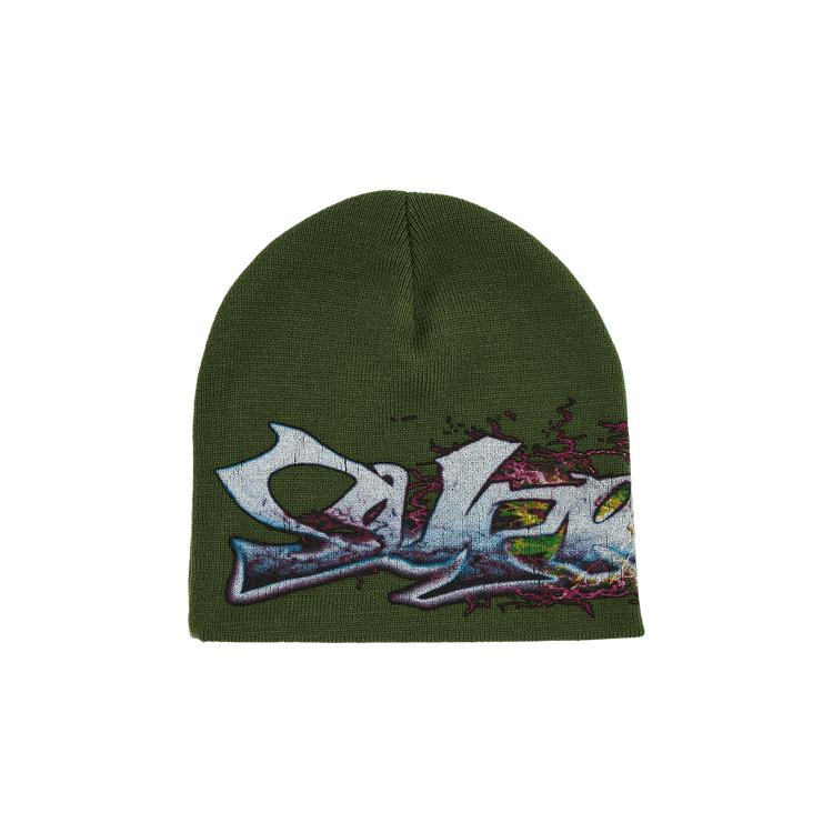 Supreme Tag Beanie 'Olive'