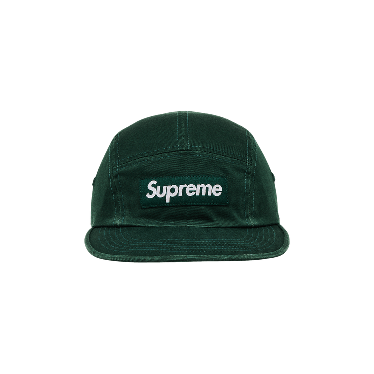 Supreme Washed Chino Twill Camp Cap 'Pine'