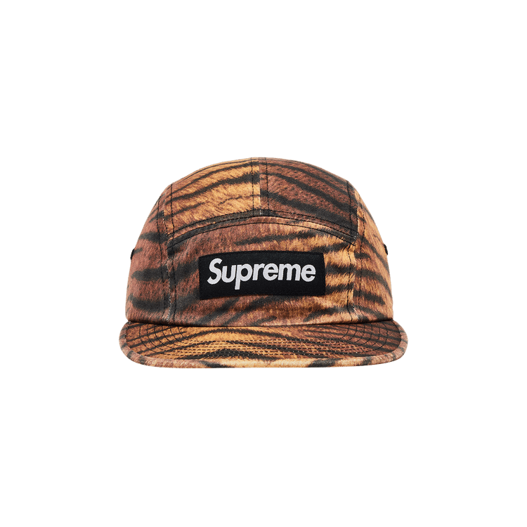 Supreme Washed Chino Twill Camp Cap 'Tiger'