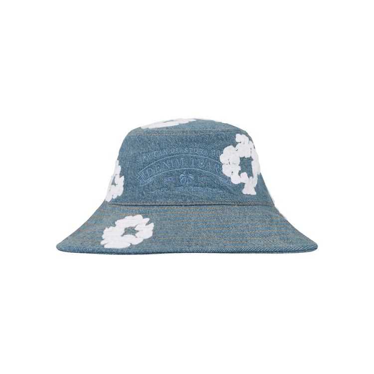 Denim Tears Denim Cotton Wreath Bucket Hat 'Light Wash'