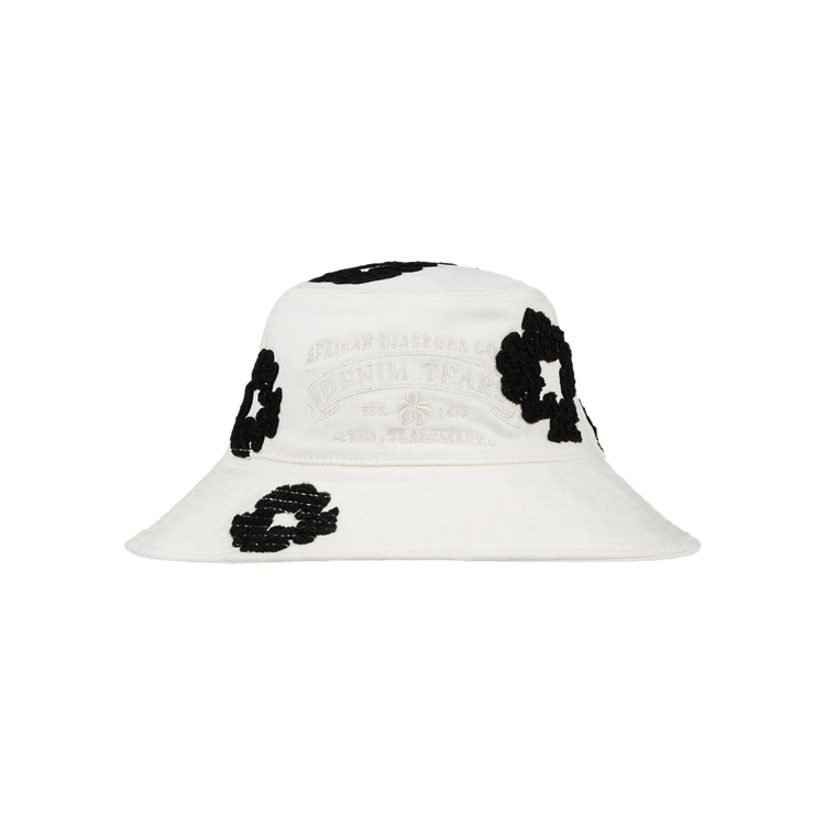 Denim Tears Denim Cotton Wreath Bucket Hat 'White'