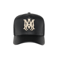 Amiri Leather MA Trucker Hat 'Black'