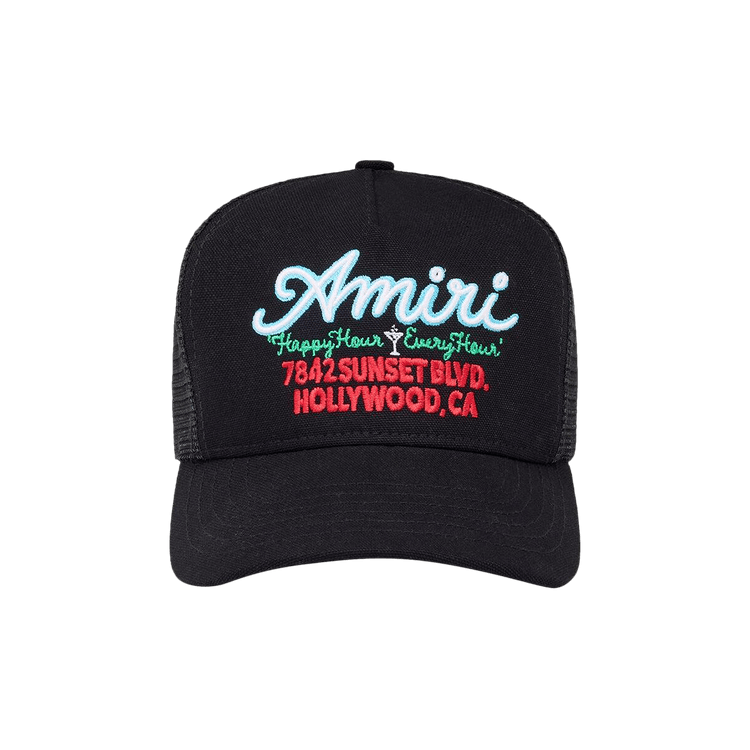 Amiri Neon Lights Trucker Hat 'Black'