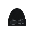 C.P. Company Extra Fine Merino Wool Goggle Beanie 'Black'