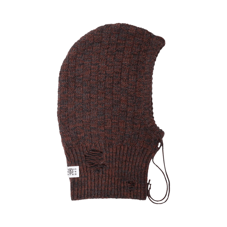 MM6 Maison Margiela Tile Knit Hood 'Brown'