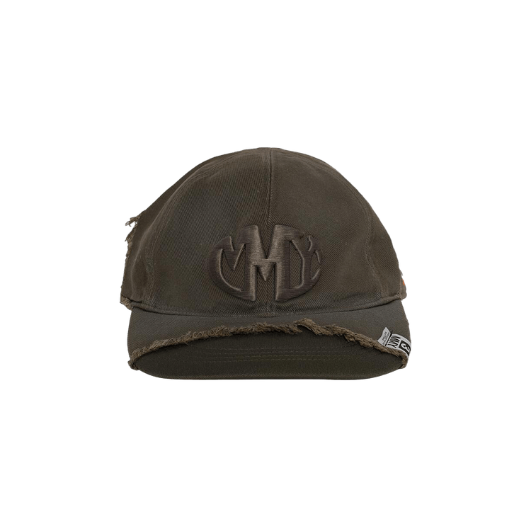 Maison Mihara Yasuhiro Crushed Detail Cap 'Khaki'