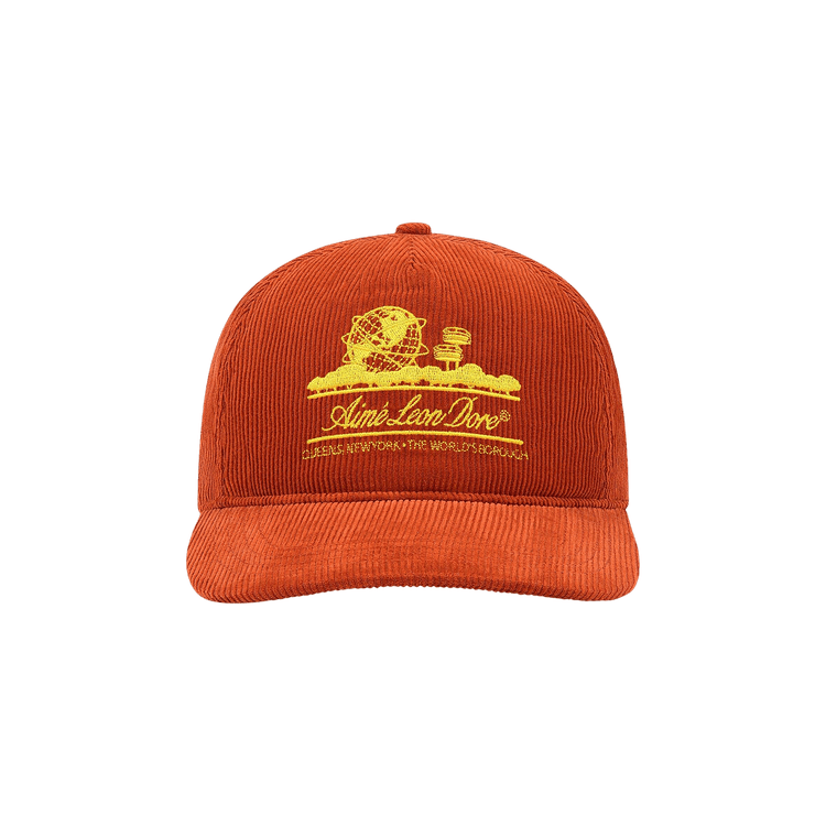 Aimé Leon Dore Corduroy Unisphere Hat 'Rust'