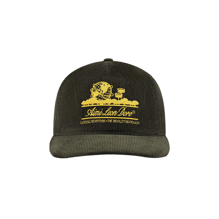 Aimé Leon Dore Corduroy Unisphere Hat 'Rosin'