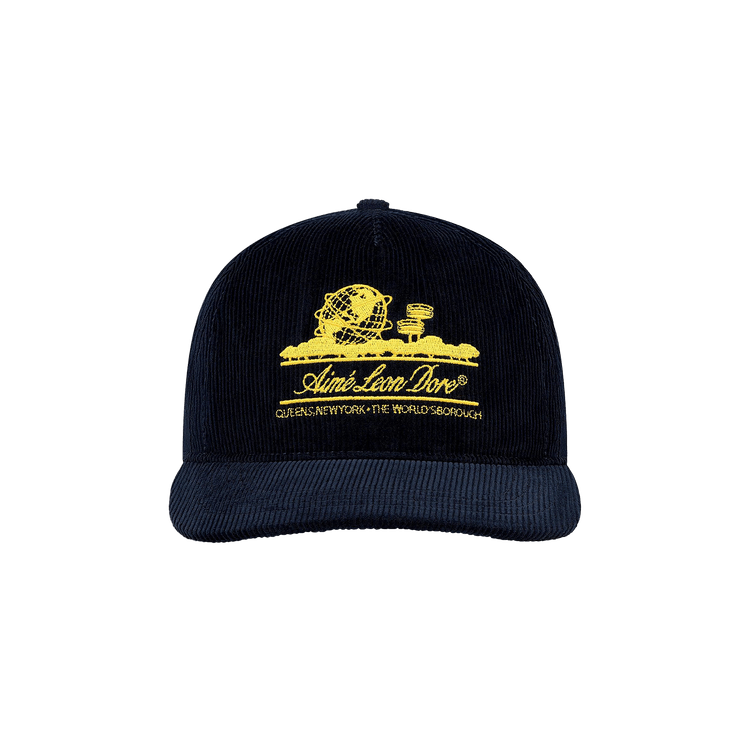 Aimé Leon Dore Corduroy Unisphere Hat 'Navy Blazer'