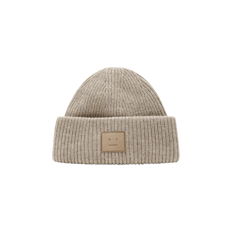 Acne Studios Rib Knit Hat 'Greige Melange'