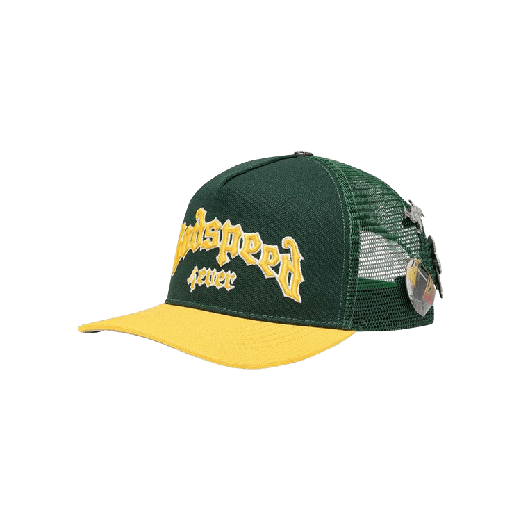 Godspeed Forever Trucker Hat 'Green Yellow'