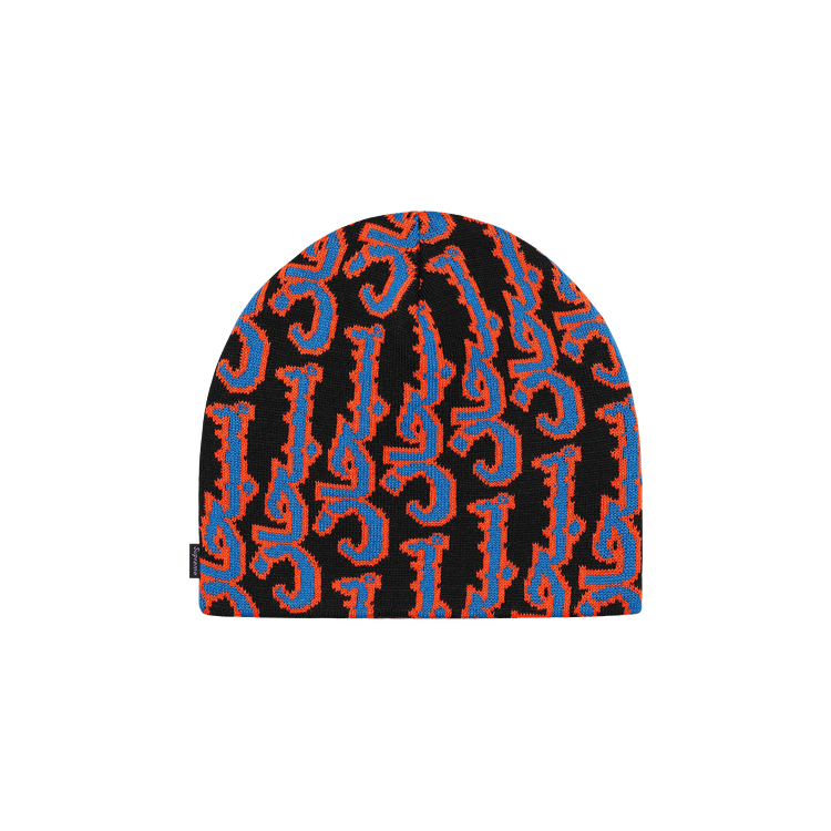 Supreme Arabic Jacquard Beanie 'Black'