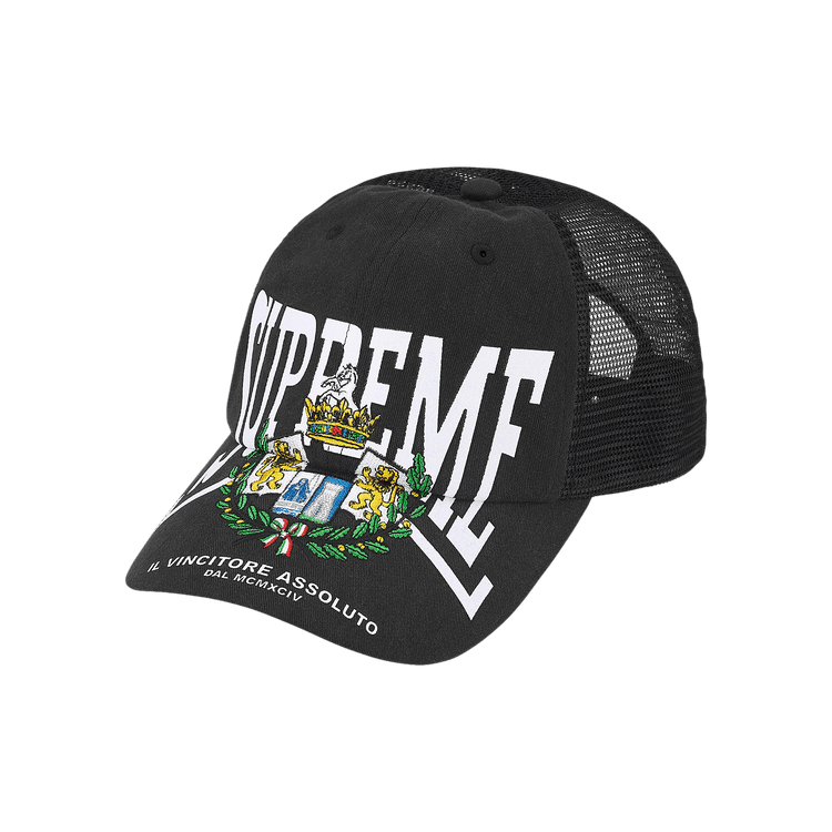 Supreme Crest Mesh Back 6-Panel 'Black'