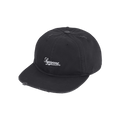 Supreme Distressed Script 6-Panel 'Black'