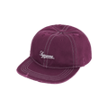 Supreme Distressed Script 6-Panel 'Dark Purple'