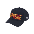 Supreme Sharp Spellout Adjustable New Era 'Navy'