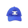CELINE Triomphe Baseball Cap 'Royal Blue'