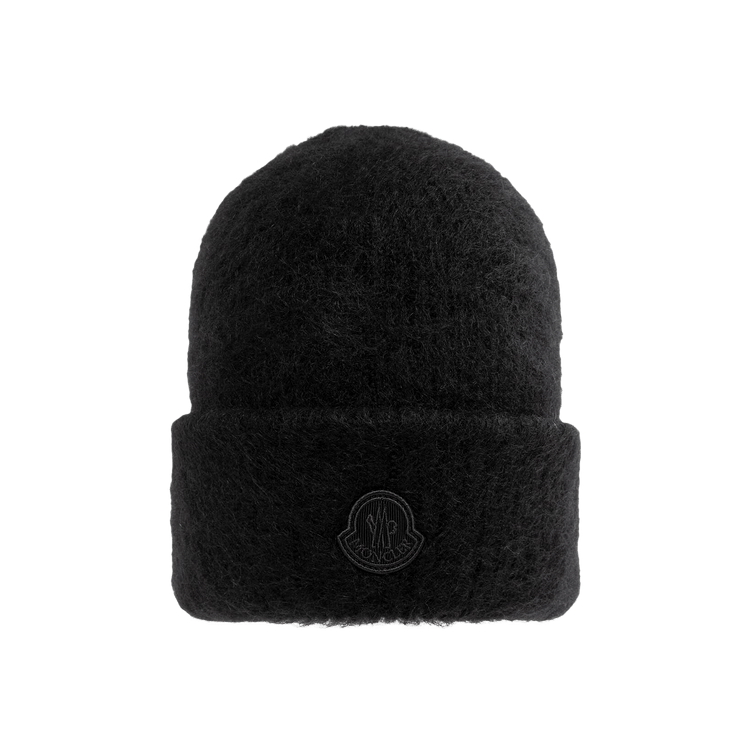 Moncler Mohair Wool Beanie 'Black'