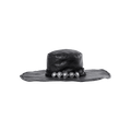Ann Demeulemeester Tias Large Studs Leather Hat 'Black'