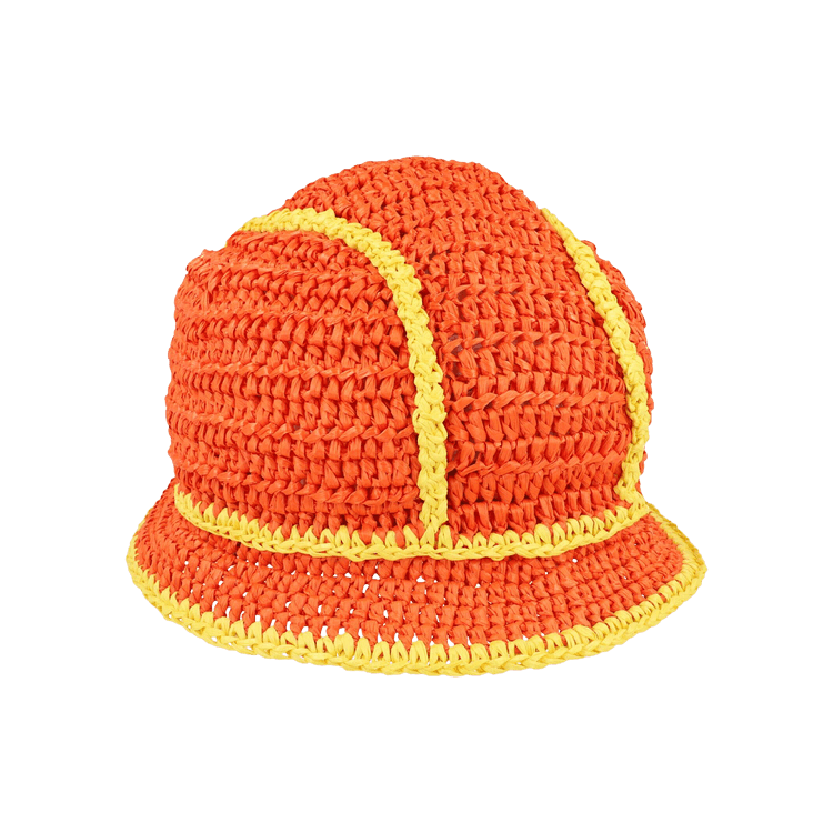 Gucci Raffia Logo Bucket Hat 'Multi'