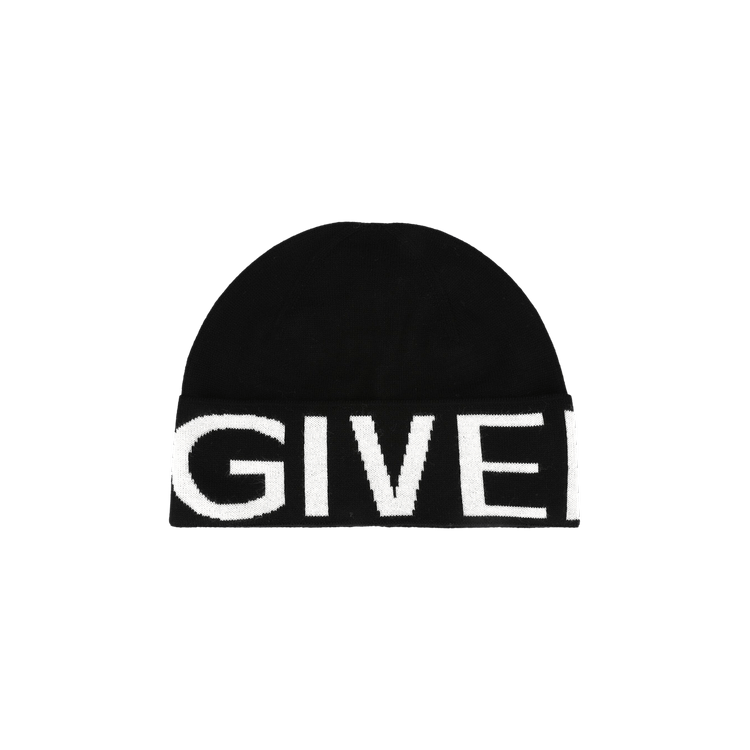 Givenchy Jacquard Logo Beanie 'Black White'
