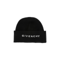 Givenchy Ribbed Embroidered Logo Beanie 'Black White'