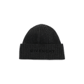 Givenchy Ribbed 4G Wool Blend Beanie 'Grey Black'