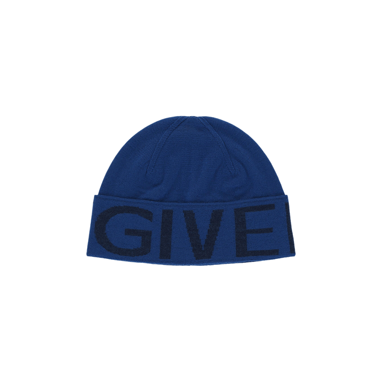 Givenchy Jacquard Logo Beanie 'Ocean Blue'