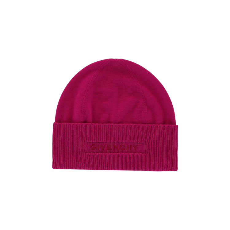 Givenchy Ribbed Embroidered Logo Beanie 'Peony Multi'