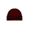 Givenchy Jacquard Logo Beanie 'Red Black'