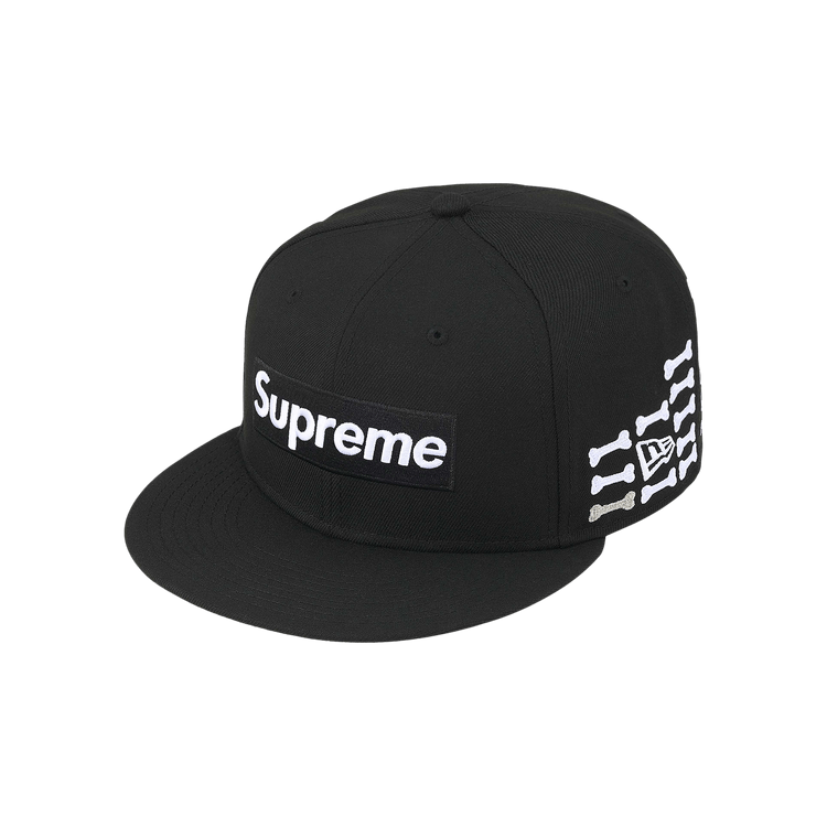Supreme Bones Box Logo New Era 'Black'