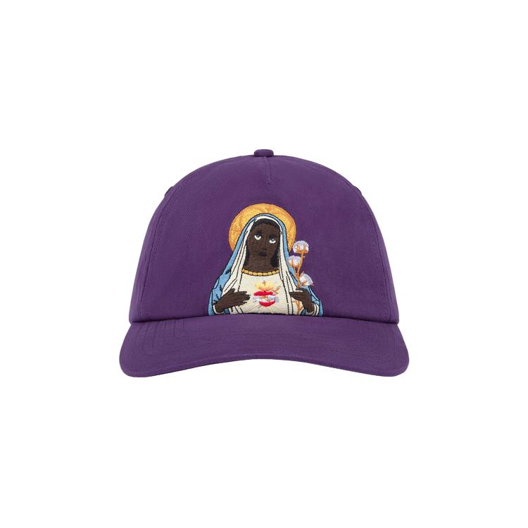 Denim Tears Black Mary Cap 'Purple'