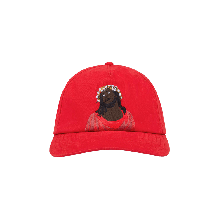 Denim Tears Black Jesus Cap 'Red'