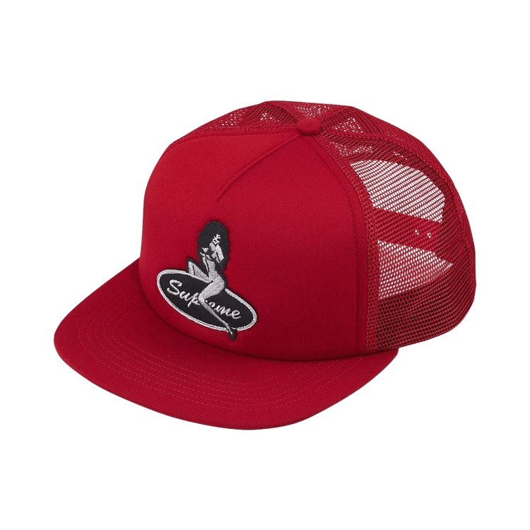 Supreme Pinup Mesh Back 5-Panel 'Red'