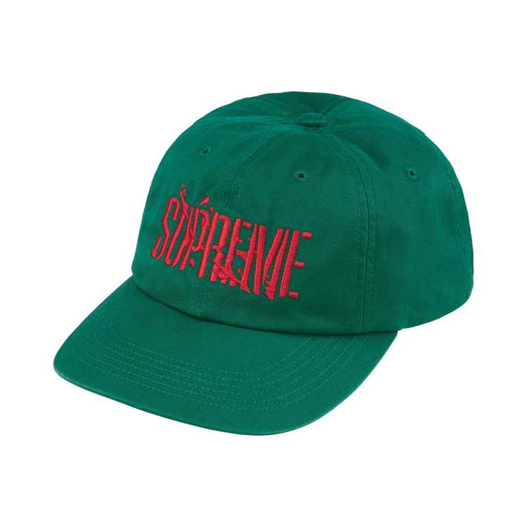 Supreme Splatter 6-Panel 'Dark Green'