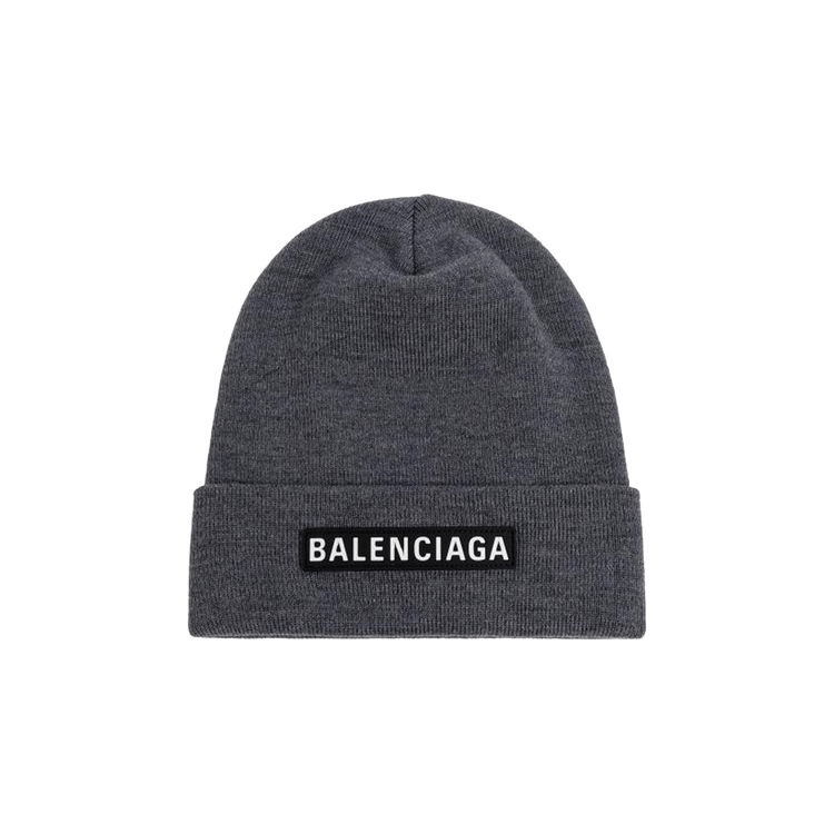 Balenciaga Patch Beanie 'Grey'