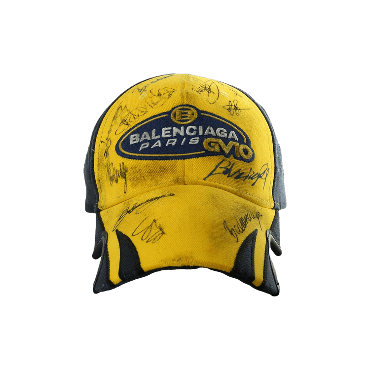 Balenciaga Scribble Cap 'Yellow/Blue'