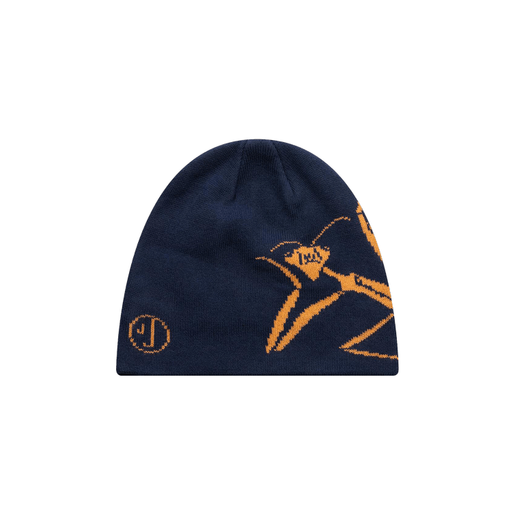 Jungles Praying Mantis Beanie 'Navy Blue'
