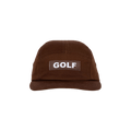 GOLF WANG Twill Camp Hat 'Dark Brown'